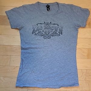 Zac Brown Band Gray XL Womans T-Shirt